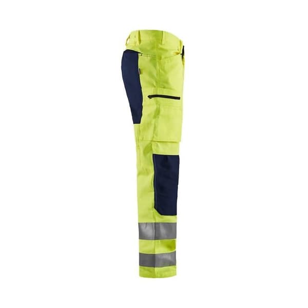 Blaklader stretch arbetsbyxor med hög synlighet