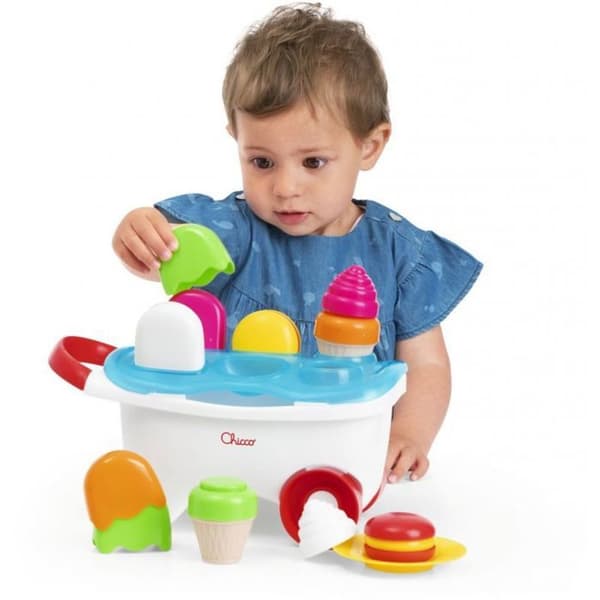 Puzzle Chicco Pussel av staplade glassvagnar