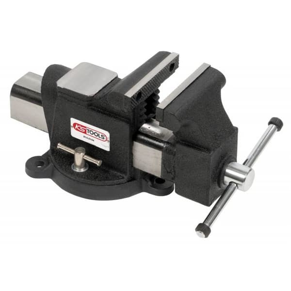KS TOOLS-skruvstycke Med parallellbackar - 170 mm - 914.0146