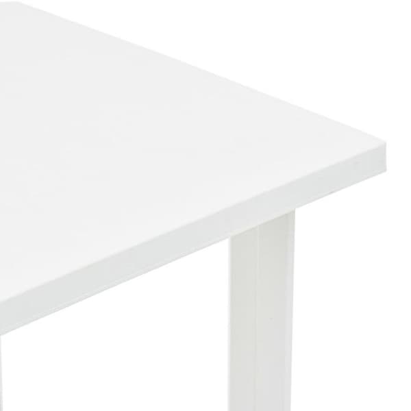 vidaXL Trädgårdsbord Vit 80x75x72 cm Plast