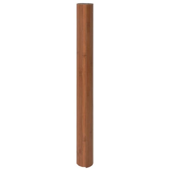 vidaXL Rektangulär matta brun 70x400 cm bambu, vardagsrumsmatta, rektangulär matta, modern matta, sovrumsmatta till 376758