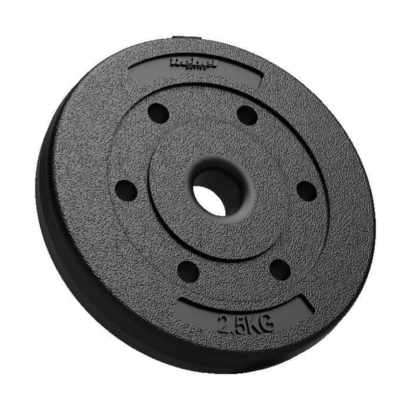 Rebel Active bituminösa viktskivor 4x5 kg (totalt 20 kg), diameter 31 mm