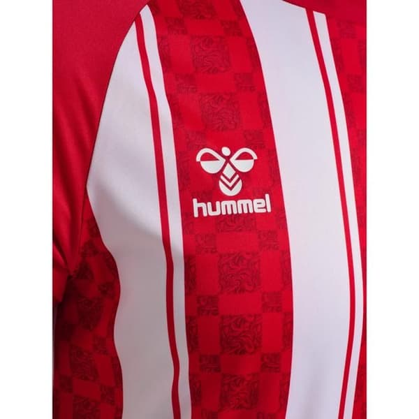 Barntröja Hummel Match - äkta röd/vit