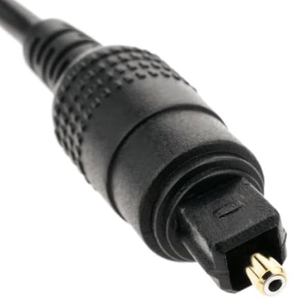 Digital ljudkabel - CABLEPELADO - REF-50564 - Toslink hane - 0,50 m - Svart
