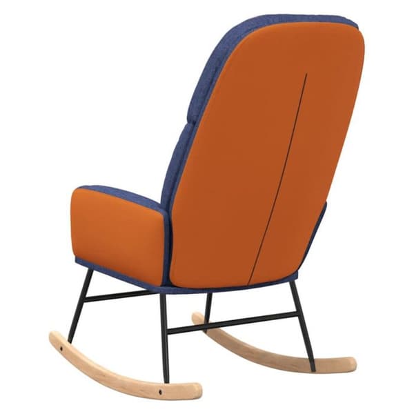 Gungstol - VIDAXL - Blå - Tyg - Syntetläder - Modern design