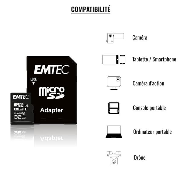 Intern Emtec minneskortläsare