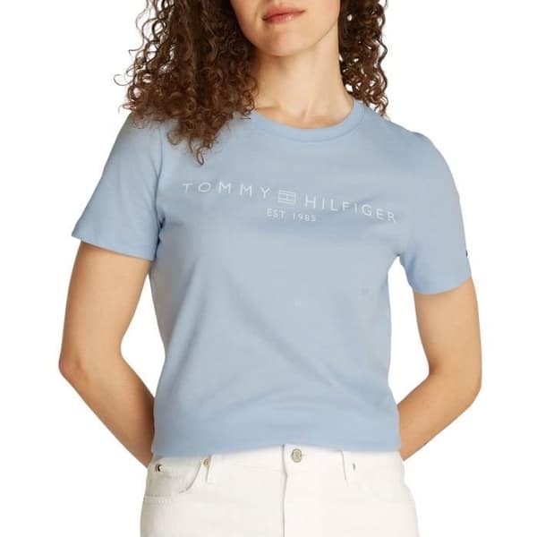 T-shirt Tommy Hilfiger Regular Corp Logo Damer