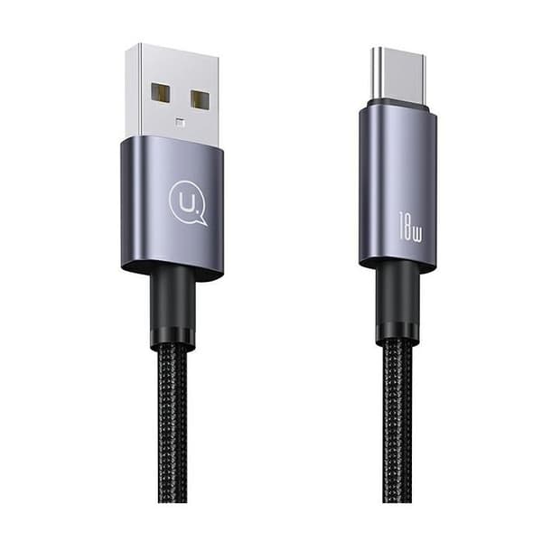 USB-C-kabel 1,2 m 60 W - snabbladdning, flätad