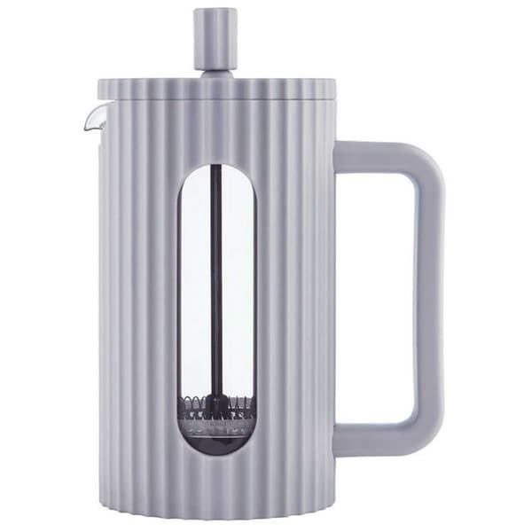 Fransk press - KLAUSBERG - KB-7747 - 600ml - Rostfritt stål - Grå