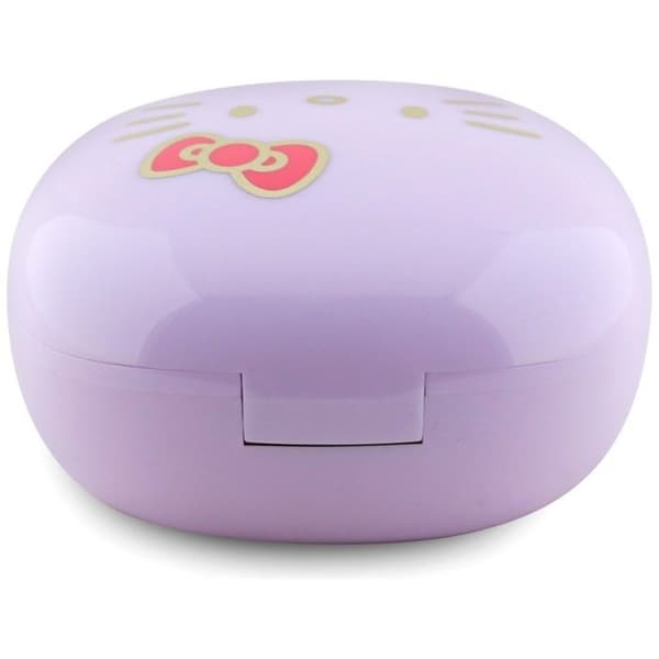 TWS Hörlurar - Hello Kitty - Lila - Bluetooth 5.4 - 4h Batteritid - Pekskärm