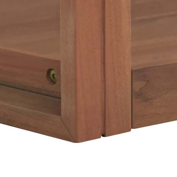 vidaXL Badrumsväggskåp 45x45x35 cm Solid Teak 338233
