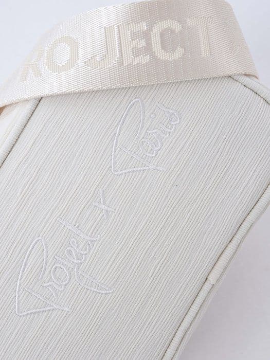 Axelväska - Project X Paris - B2357 - Elfenben - 100% polyester - Blixtlås