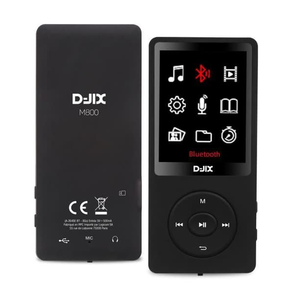 MP4-spelare - LOGICOM - M800 - 8GB - Bluetooth - 2.4'' - 300 mAh - USB-C