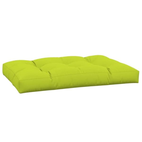 Ljusgrön pallkudde 120x80x12 cm tyg