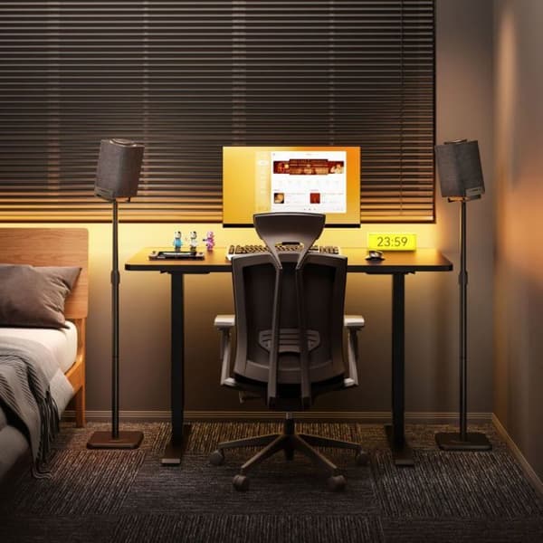 Fäste för högtalare - högtalarstativ - högtalarstöds Mozos MSS6-SET STUDIO MONITORER STÖD 2 DELAR