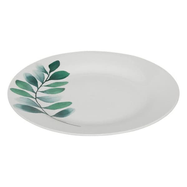Table Service 18 Delar "Växt" 26cm Vit