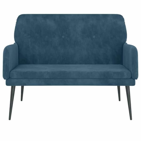 vidaXL Blå Soffa 108x79x79 cm Sammet 351423