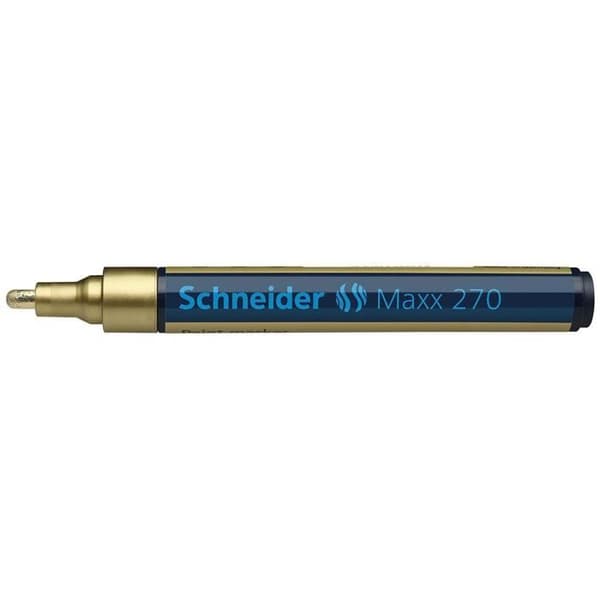 Målarpennor - SCHNEIDER - Maxx 270 - Svart - Spetsig spets - Permanent