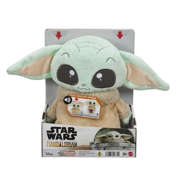 Star Wars - Jumping Grogu Plush - Actions och ljudeffekter HPG48