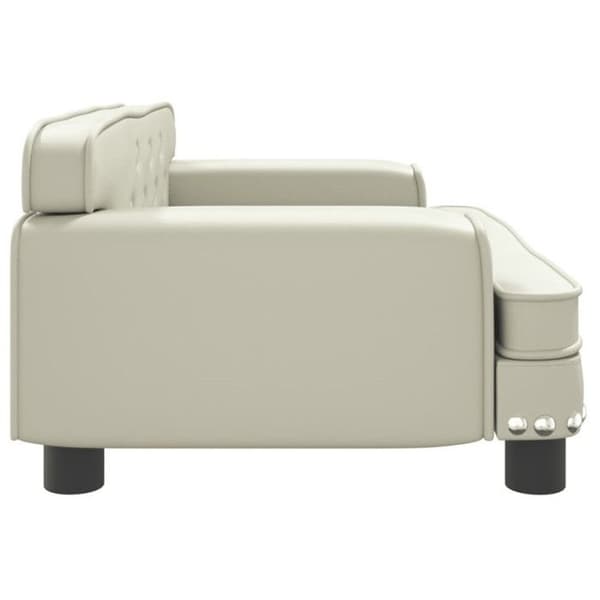 Barnsoffa kräm 70x45x30 cm konstläder