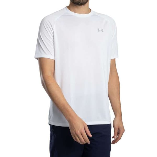 T-shirt Herr - Under Armour - Tech 2.0 - Vit - Polyester - Korta ärmar
