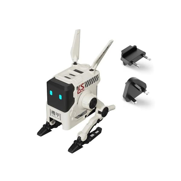 Snabb Laddare 65W - GravaStar - A65 - 3 Portar - Vit