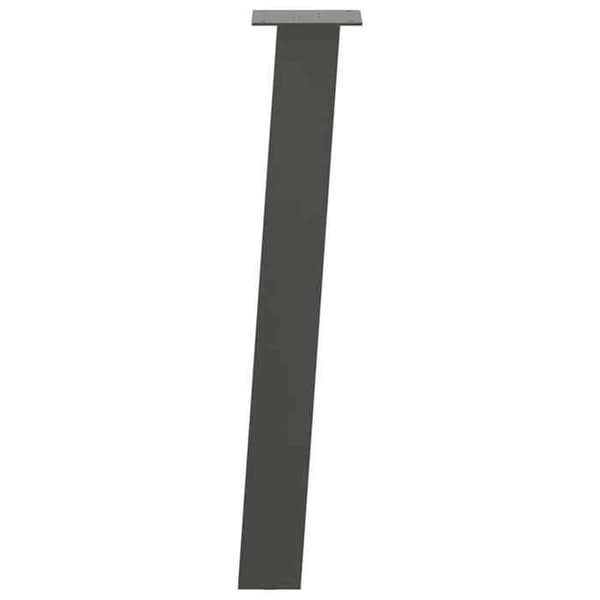 vidaXL Consolebords ben 4 delar Antracit 72 cm Stål 4012506