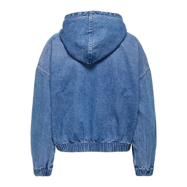 Jeansjacka dam Only Kenzie - medelblå denim