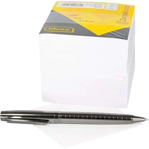Bloc-notes - Idena - 10442 - 9 x 9 cm - 800 ark - FSC-Mix papper