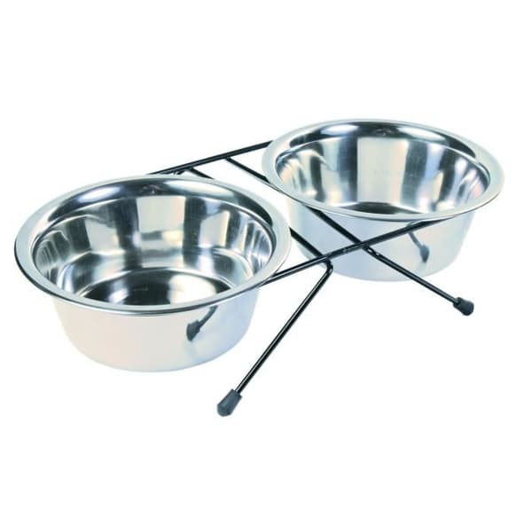 TRIXIE Eat on Feet Dog Bowl Set