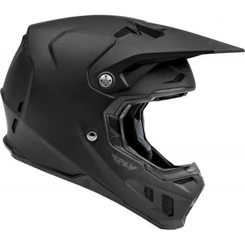 Motocrosshjälm Fly Racing Formula Cc Solid - mattsvart