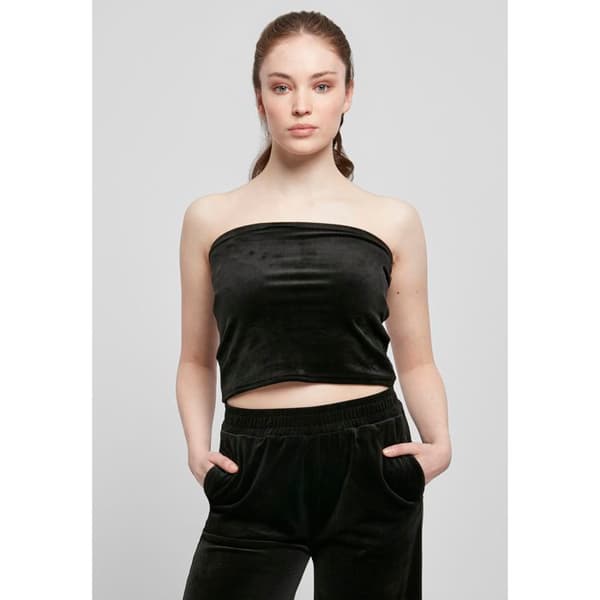 Dam toppar stora storlekar Urban Classics sammet tub