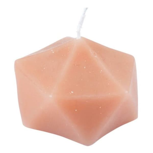 Bougie Dekor Origami "Arty" 7cm Blush