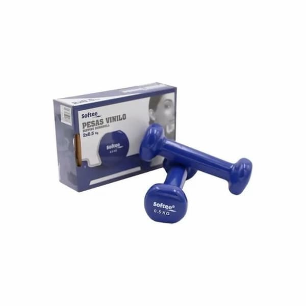 Softee Hantel - 4 kg - Vinyl - Blå