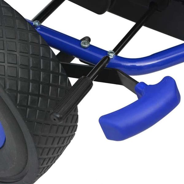 vidaXL Pedal Go Kart med justerbart säte blå