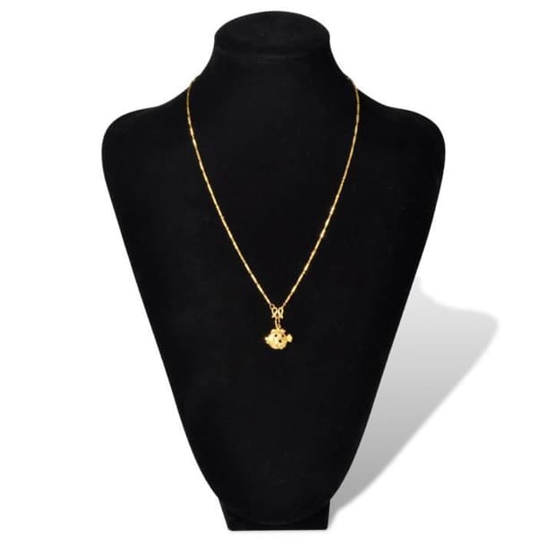 Utställningsbystdisplay för flanellhalsband 2 st