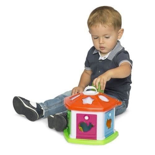 CHICCO Formsorter Stuga för Djur 3 i 1