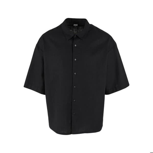 Urban Classics Boxy T-shirt i bomull och lin