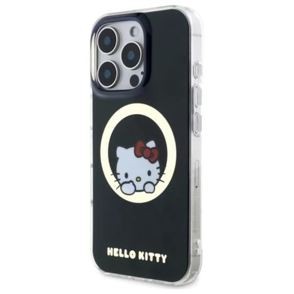 Mobilskal - Hello Kitty - IML Sweet Kitty - MagSafe - Svart - iPhone 16 Pro Max