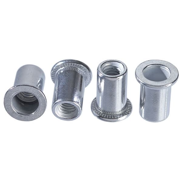Aluminiumrörmuttrar M5, 20 stycken