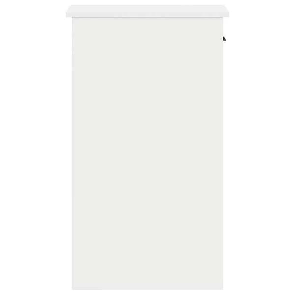 vidaXL Datorställ med låda vit 35x45x77 cm 858740