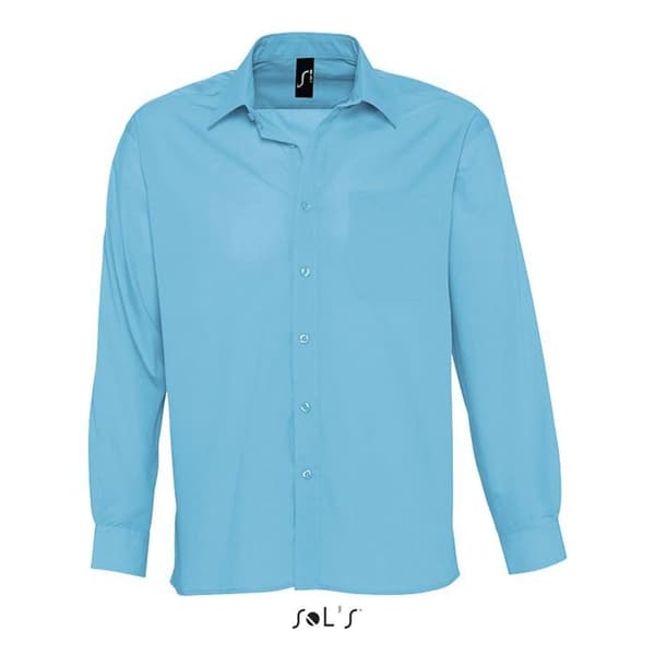 Chemise Sol's Baltimore - medelblå