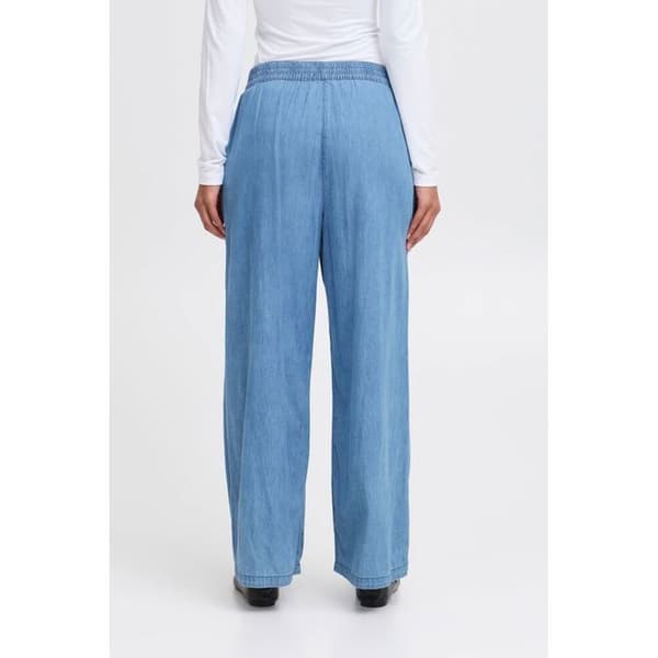 Jeans med vida ben dam Ichi Barcy
