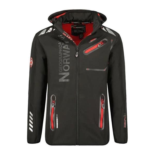 Parka Softshell Svart/Orange Herr Geographical Norway GN-ROYAUTE