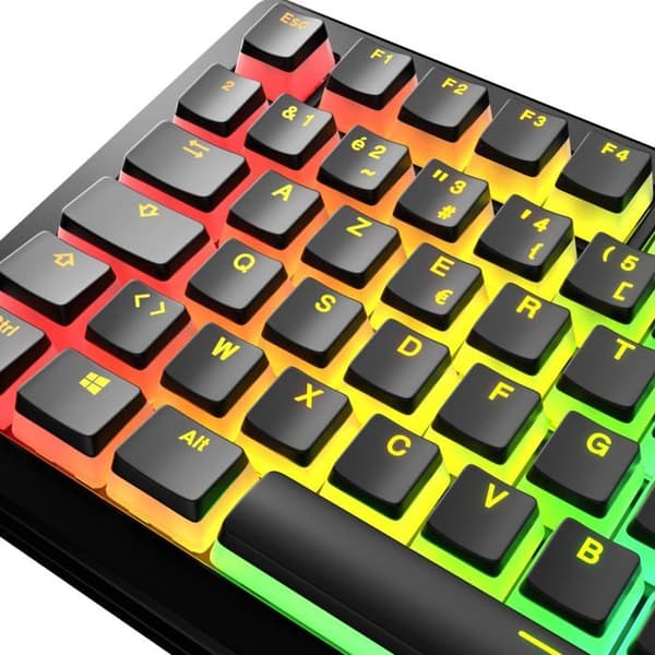 Capuchonger Pudding Glorious Gaming GPBT Aura RGB Transparent Svart