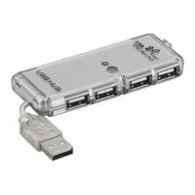Mini Usb 2.0 Hub, 4 portar