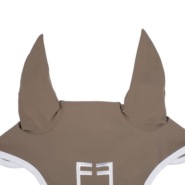 Kort hästhuva Equestro White Line Edition - Brun - Ponny
