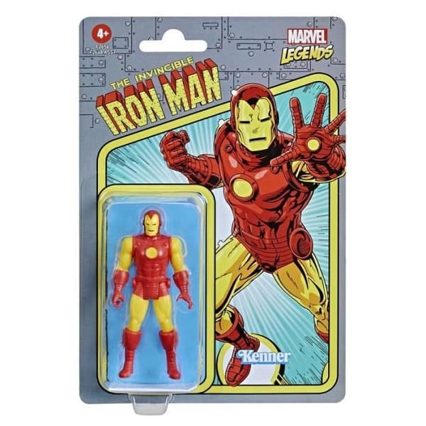 Iron Man Retro Marvel Legends Figur - 10 cm
