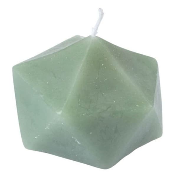 Bougie Dekor Origami "Arty" 7cm Grön Céladon