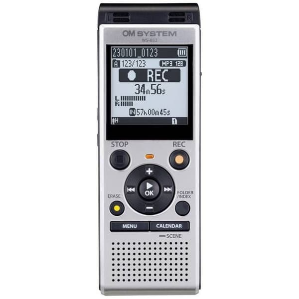 OM System WS-882 Digital diktafon Inspelningstid (max.) 1040 h silver